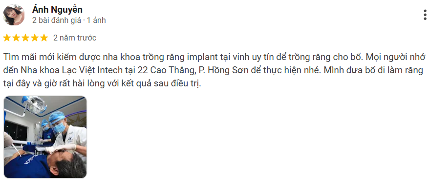Đánh giá từ khách hàng