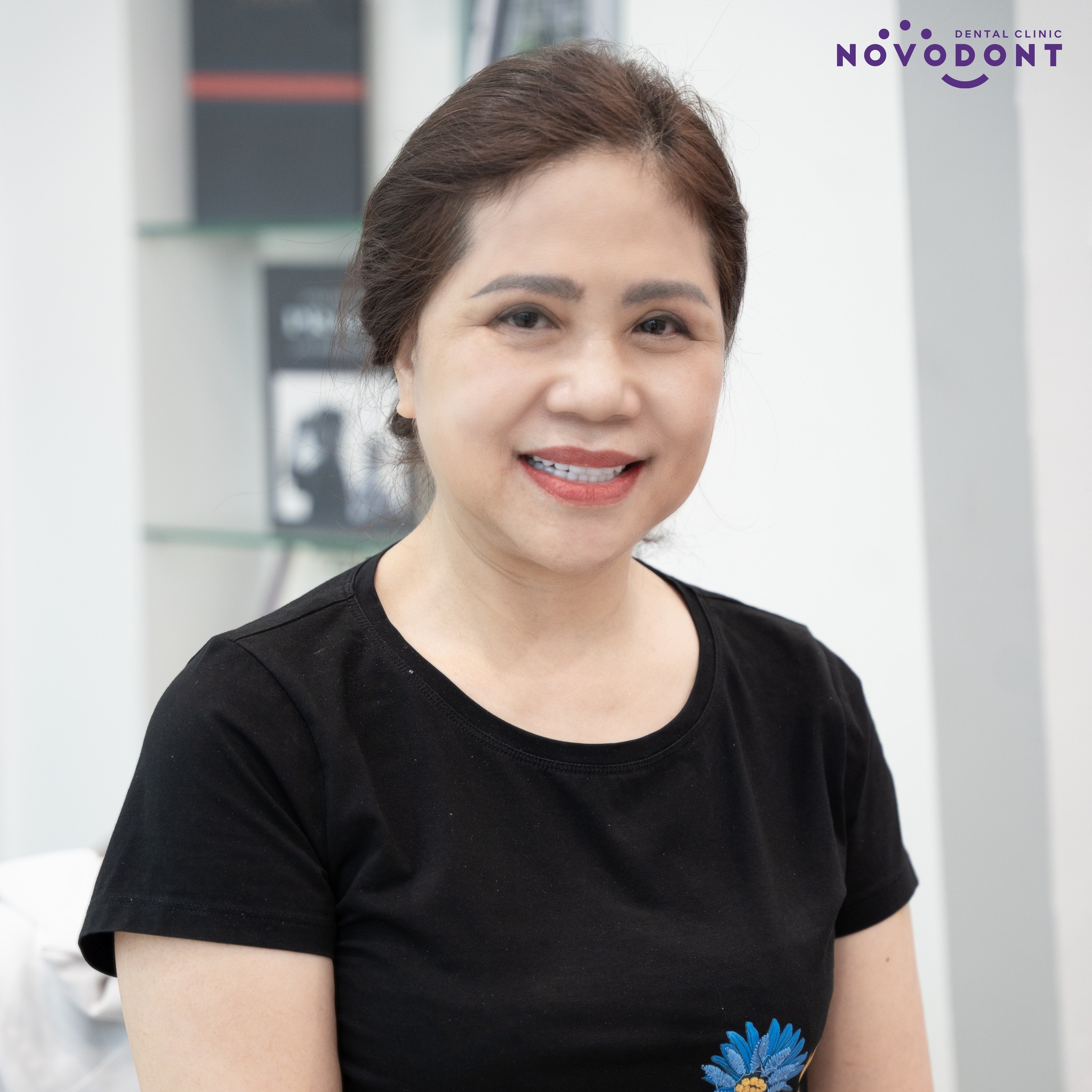 Nha khoa Novodont đi đầu công nghệ tối ưu trải nghiệm điều trị Hàm răng đều đẹp, khỏe mạnh của chị Nga sau điều trị