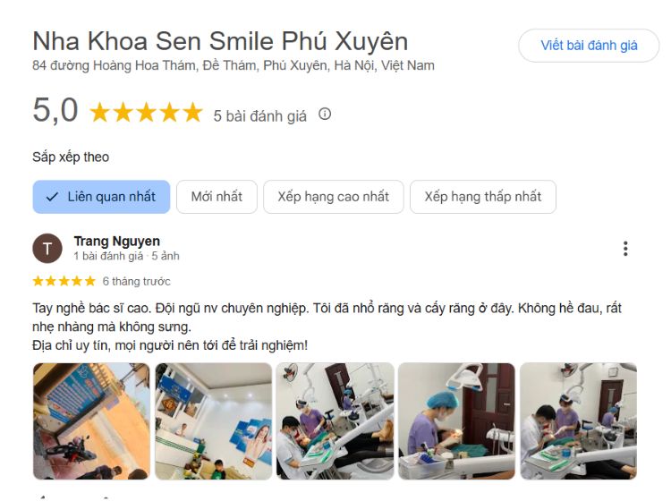 Top 5 nha khoa Phú Xuyên nổi bật về dịch vụ và chất lượng Đánh giá của khách hàng