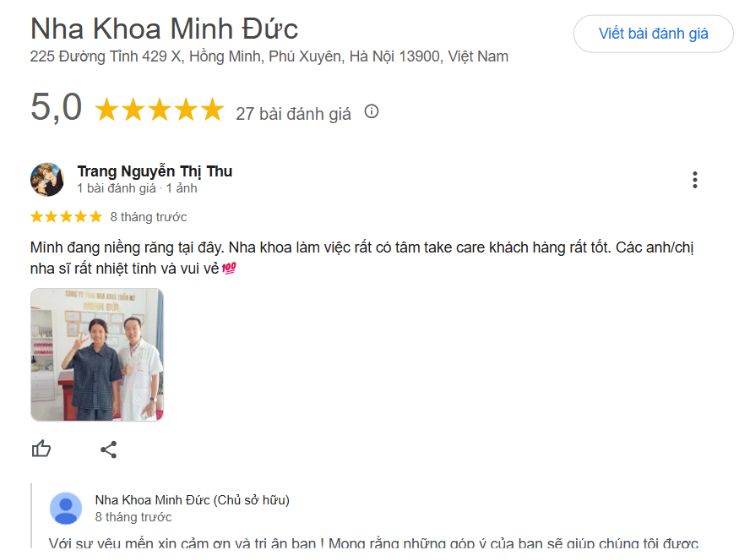 Top 5 nha khoa Phú Xuyên nổi bật về dịch vụ và chất lượng Đánh giá của khách hàng