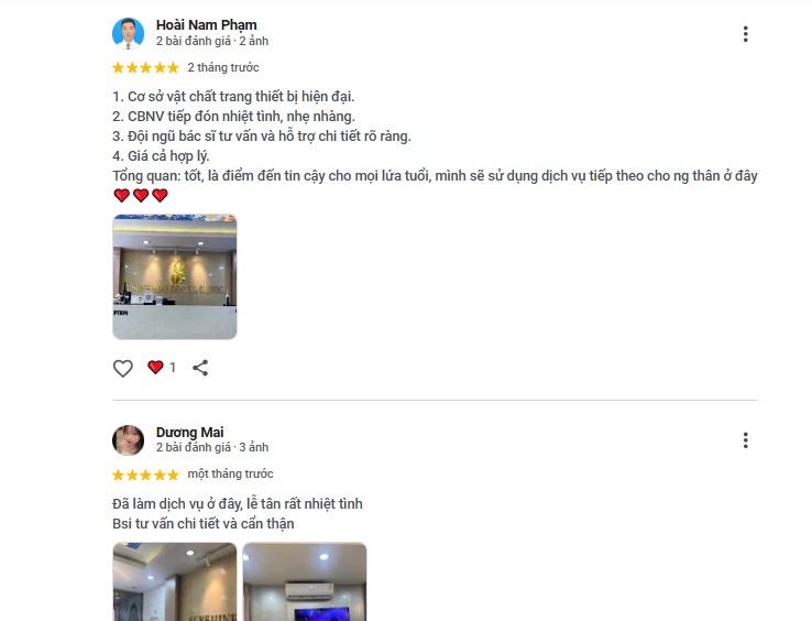 Đánh giá khách hàng về nha khoa