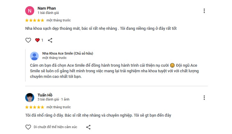 Đánh giá của khách hàng