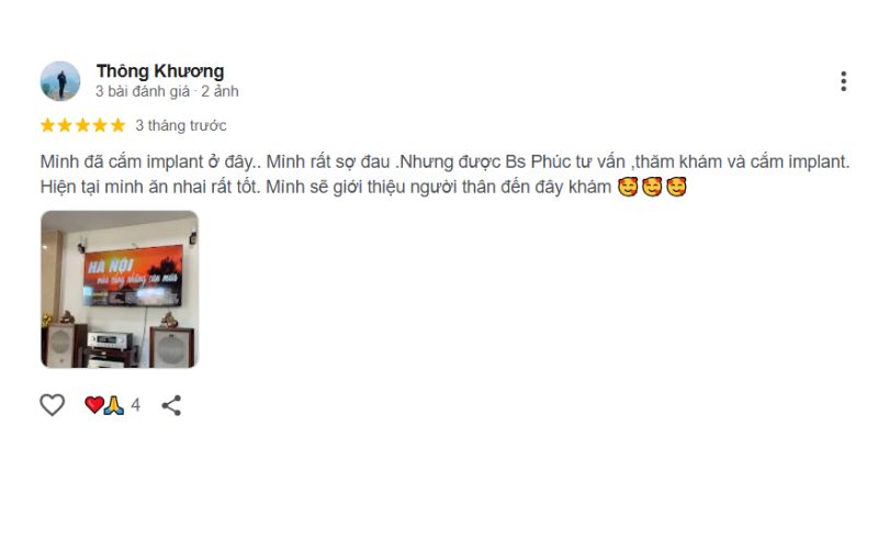 Review nha khoa tại phường Bến Thành uy tín không thể bỏ qua đánh giá của khách hàng