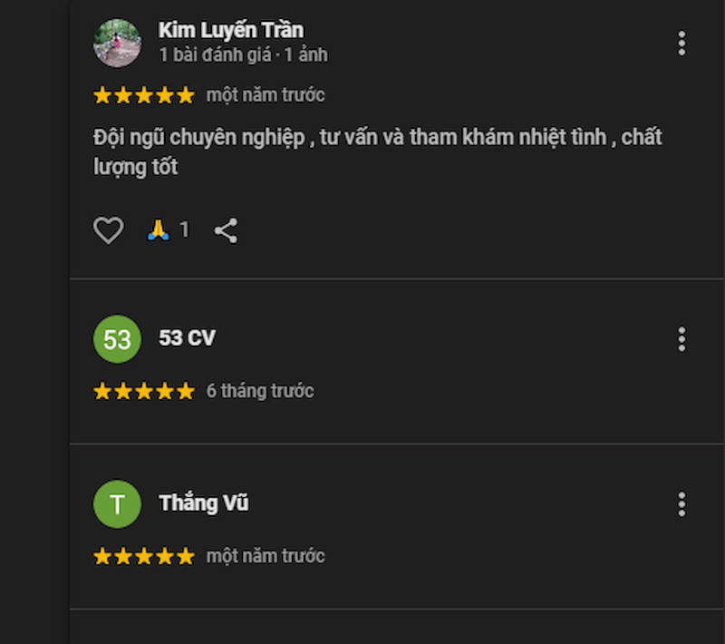 Nha khoa Tâm Phúc - Hệ thống nha khoa uy tín, chất lượng tại Bình Dương đánh giá của khách hàng