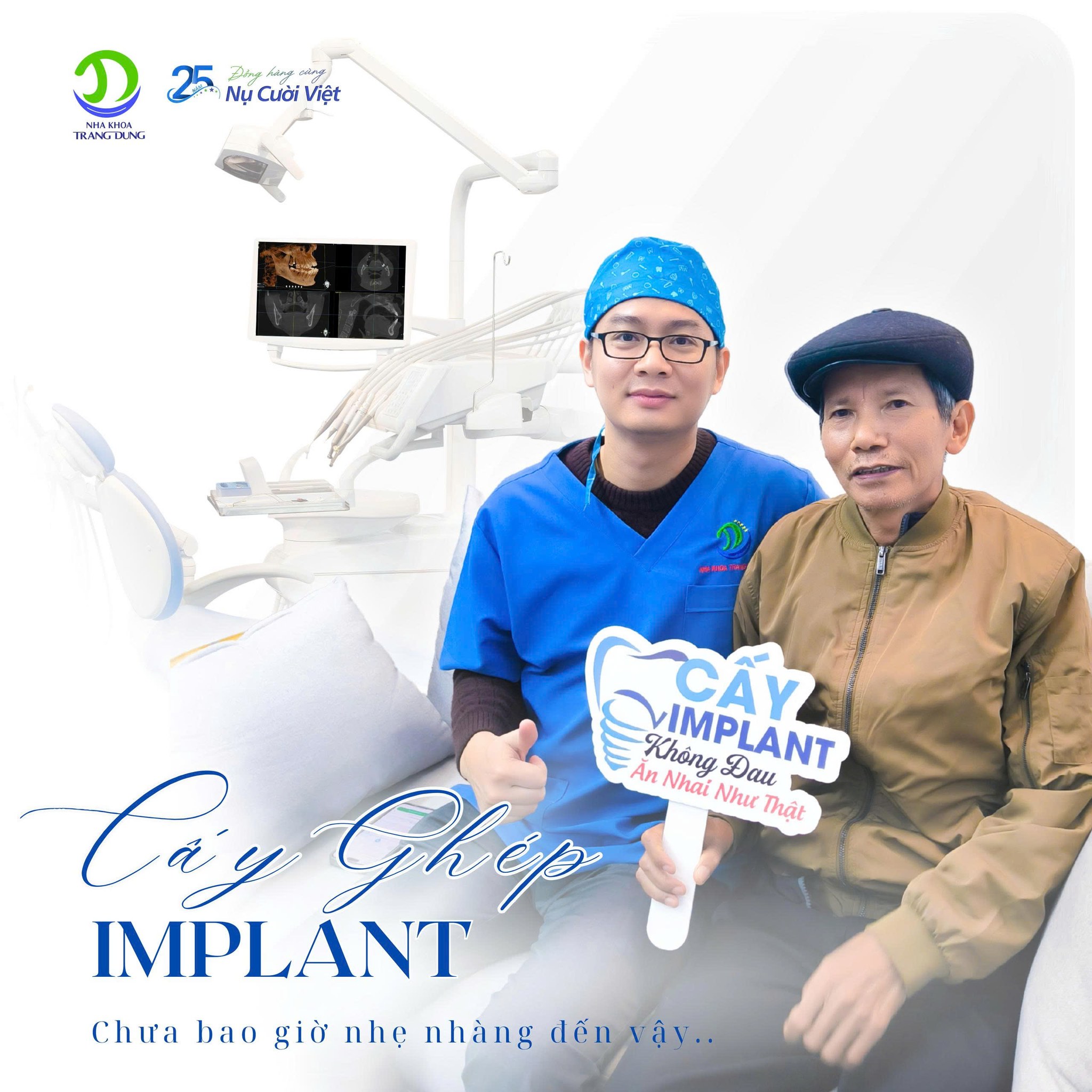 Nha Khoa Trang Dung – Địa chỉ nha khoa lâu năm uy tín tại Hà Nội Sau điều trị bác sở hữu răng mới đều và chắc khỏe