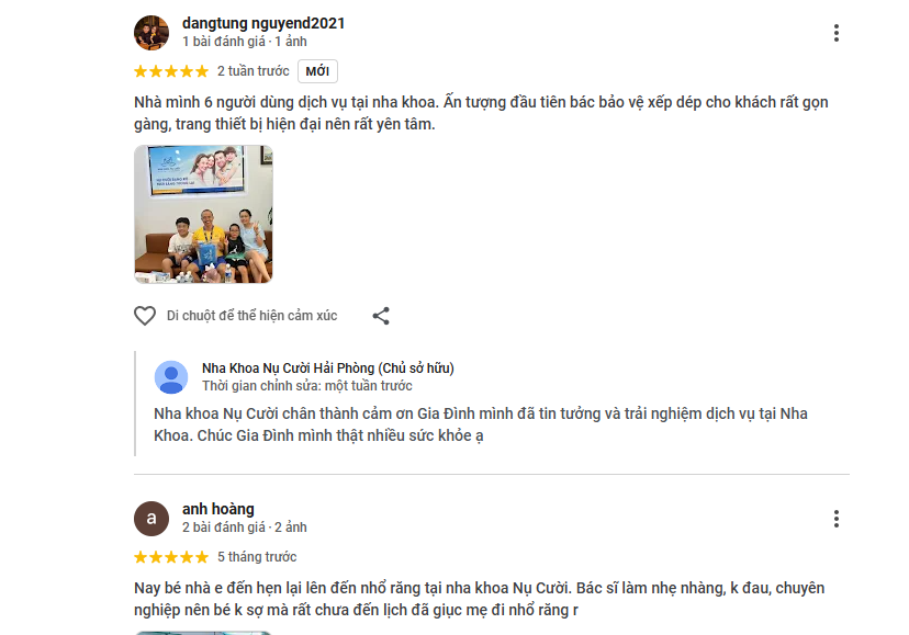Nụ Cười nhận được nhiều lời khen ngợi về kỹ thuật cao và thái độ vui vẻ, tâm lý với người bệnh