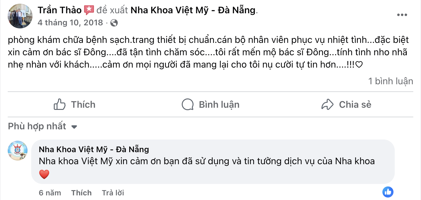 đánh giá của khách hàng