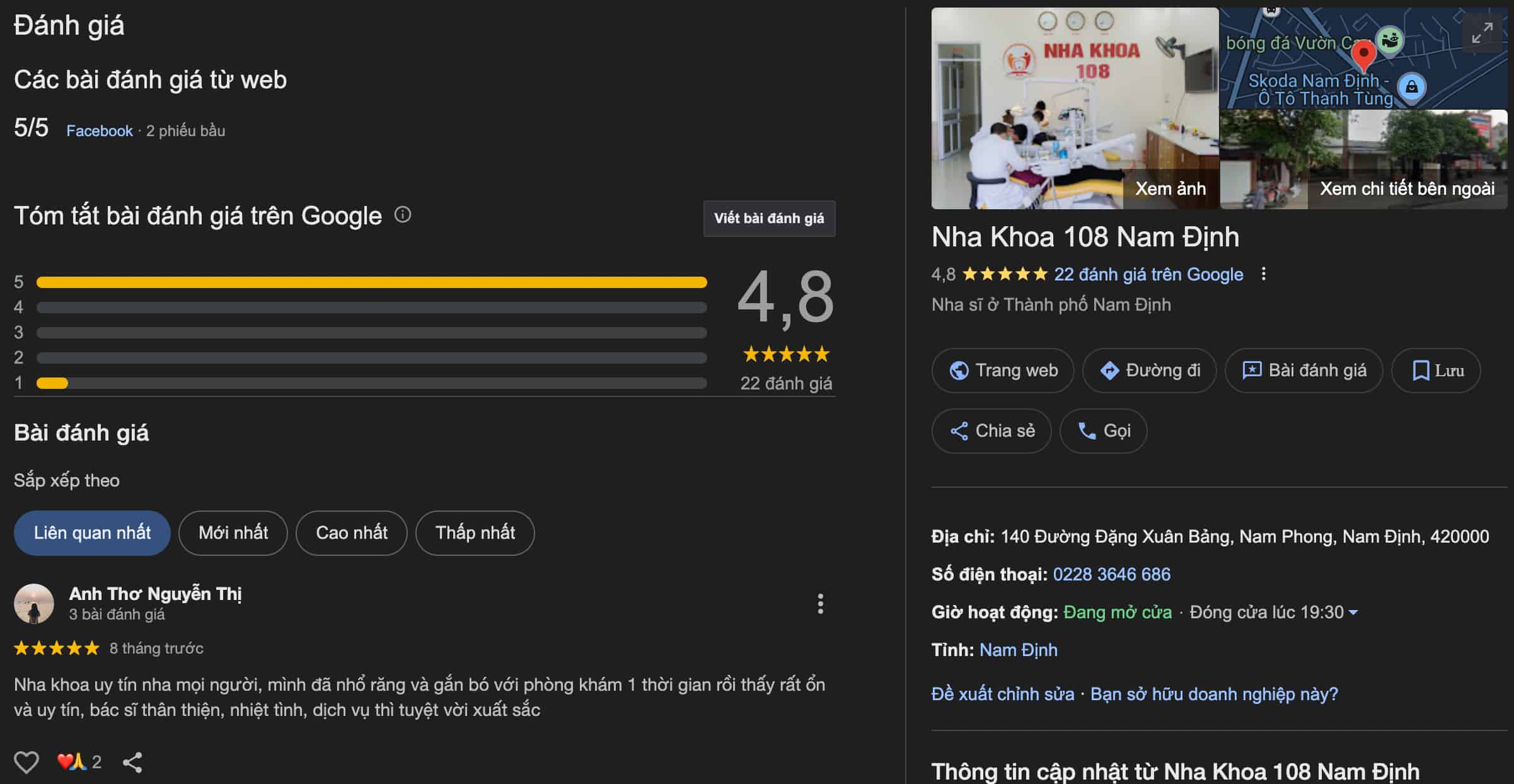 Đánh giá về 108 Max Dental