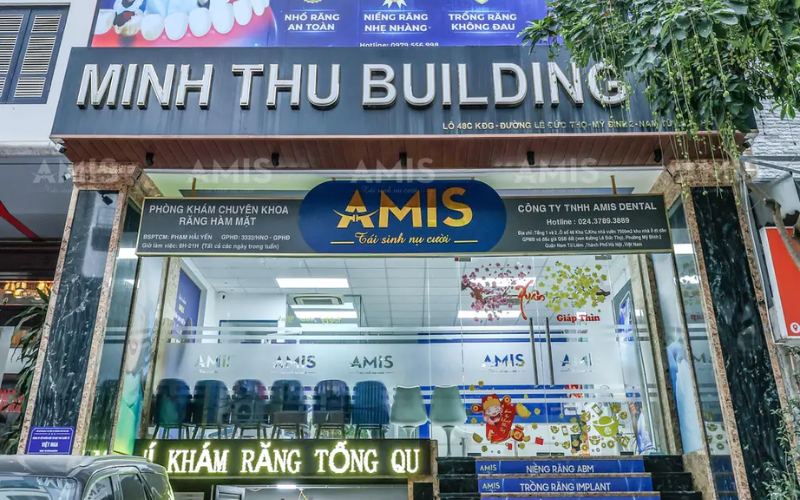 Nha khoa Amis được biết đến là địa chỉ uy tín mang đến giải pháp toàn diện cho sức khỏe răng miệng và thẩm mỹ nụ cười