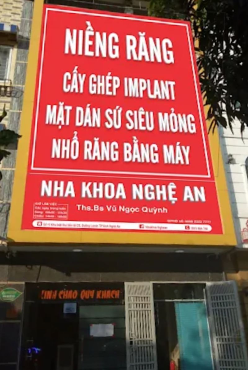 Gợi ý các nha khoa ở đường Lê Nin hiện đại chất lượng Nha khoa Quỳnh là lựa chọn hàng đầu trong lĩnh vực trồng răng implant tại thành phố Vinh