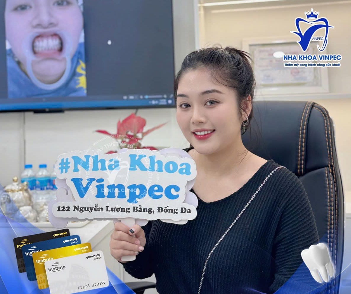 Nha khoa RHM Vinpec: Giải pháp chăm sóc răng miệng toàn diện Chị Mai hài lòng với kết quả điều trị và sự chăm sóc tận tâm từ RHM Vinpec