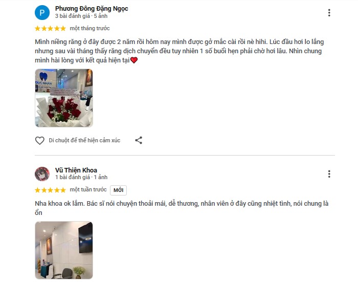 Top 7 nha khoa Đồng Nai uy tín, chất lượng và công nghệ hiện đại Đánh giá của khách hàng