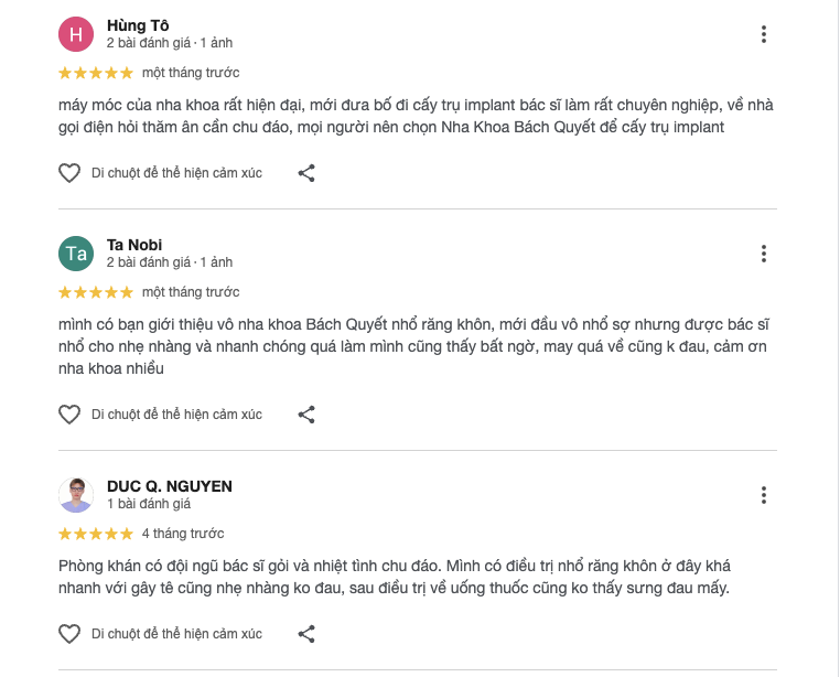 Nhận xét về Bách Quyết