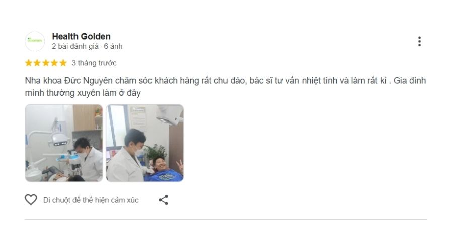 Các bác sĩ tại nha khoa Đức Nguyên chuyên thăm khám và điều trị toàn diện các vấn đề về răng miệng, giúp khách hàng sở hữu “nụ cười mới, cuộc sống mới”
