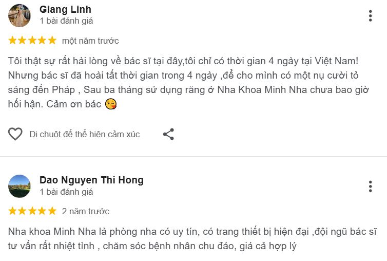 Nha khoa Minh Nha được xây dựng theo chuẩn quốc tế