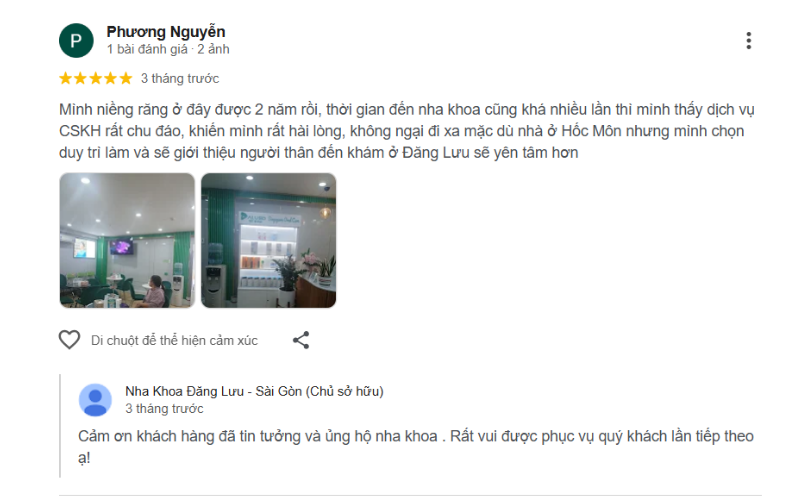Điểm danh nha khoa ở phường Cầu Kiệu uy tín được khách hàng tin tưởng Mỗi ca điều trị tại nha khoa Đăng Lưu đều được đảm bảo an toàn và mang lại hiệu quả tối ưu