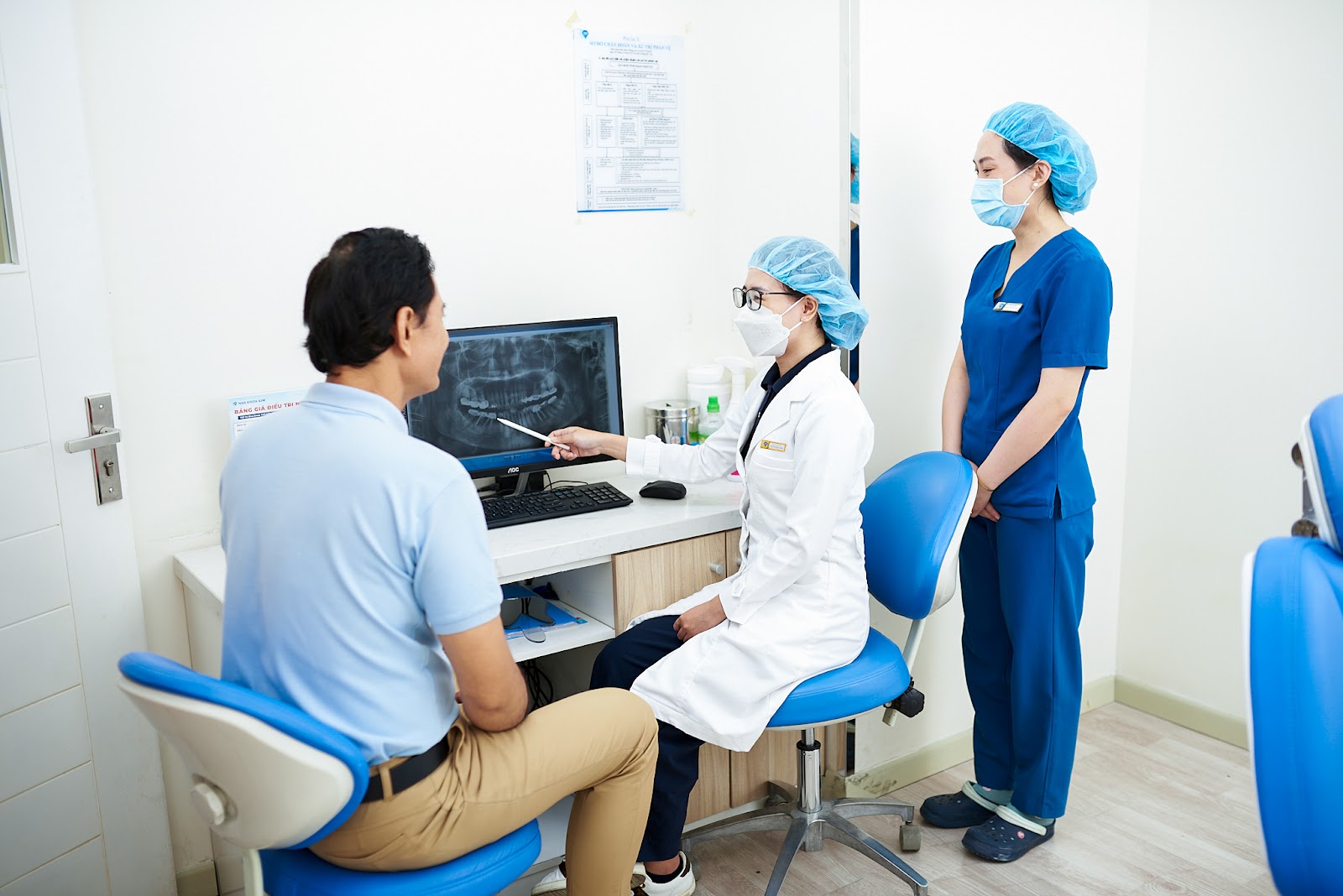 Bệnh nhân đến với nha khoa Kim đều được các bác sĩ tư vấn, lên phác đồ theo nhu cầu riêng của bản thân