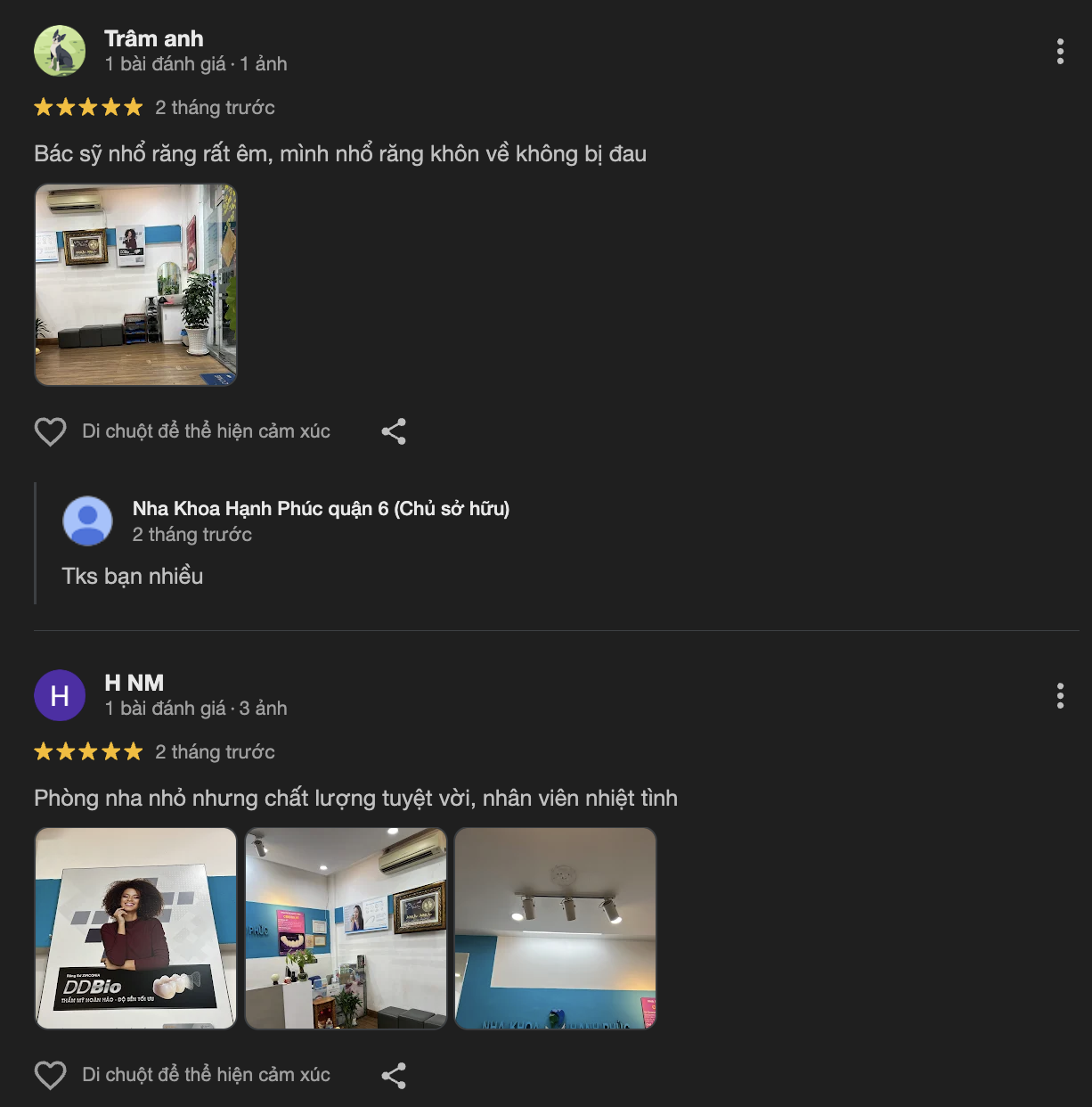 Top nha khoa ở phường Phú Lâm chất lượng hàng đầu Chính sự rõ ràng, trung thực trong tư vấn và chi phí đã giúp nha khoa Hạnh Phúc xây dựng niềm tin vững chắc