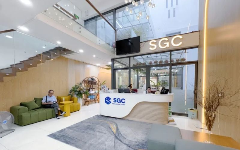 Sảnh chờ tại nha khoa SGC mang đến cho quý khách cảm giác sang trọng, lịch sự và thân thiện