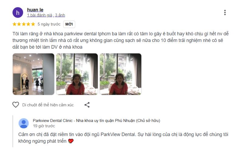 Không gian phòng điều trị hiện đại tại nha khoa Parkview