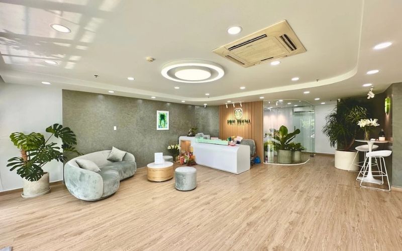 Không gian sảnh chờ tại phòng khám SOHI Dental