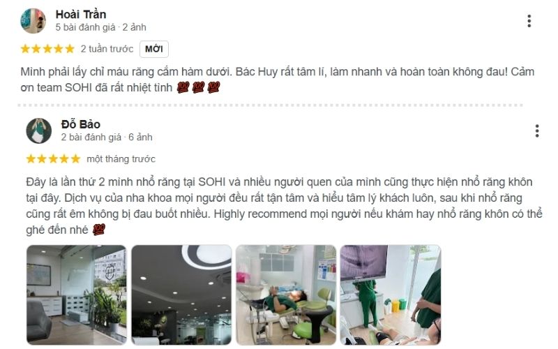 Không gian sảnh chờ tại phòng khám SOHI Dental