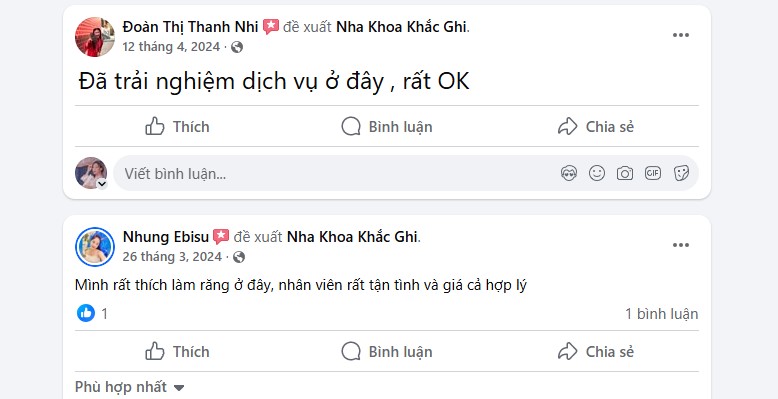 Đánh giá của khách hàng