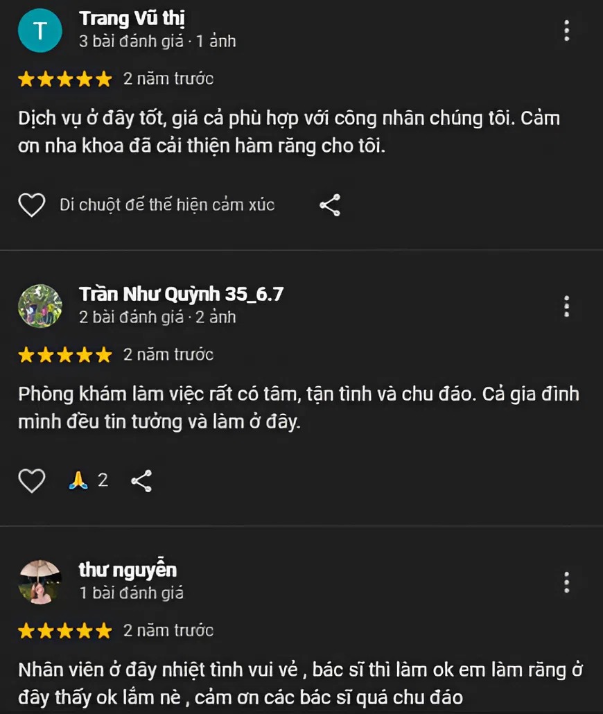 Đánh giá của khách hàng