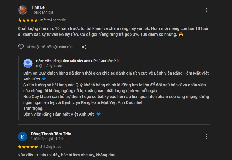 Đánh giá của khách hàng