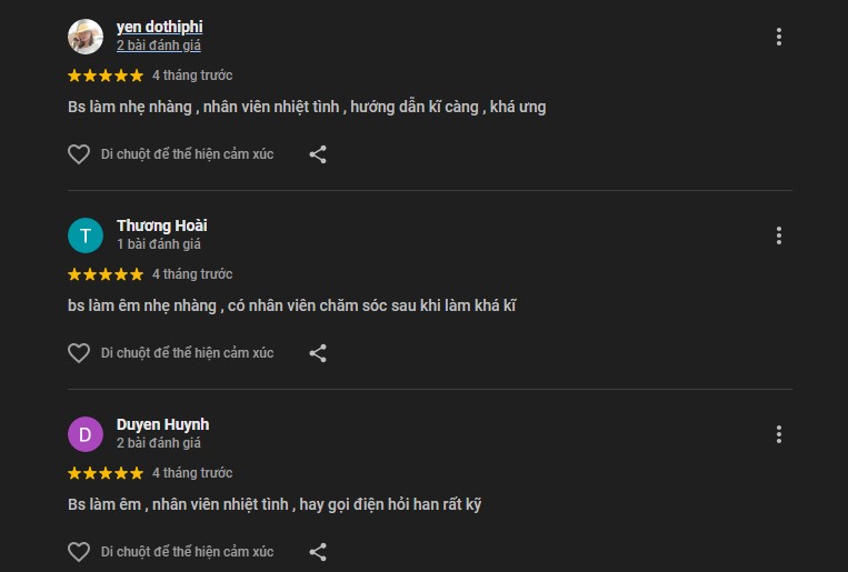 Đánh giá của khách hàng