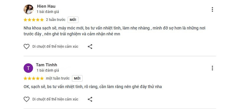 Các bác sĩ tại phòng khám có kinh nghiệm phong phú, được đào tạo chuyên sâu trong lĩnh vực nha khoa