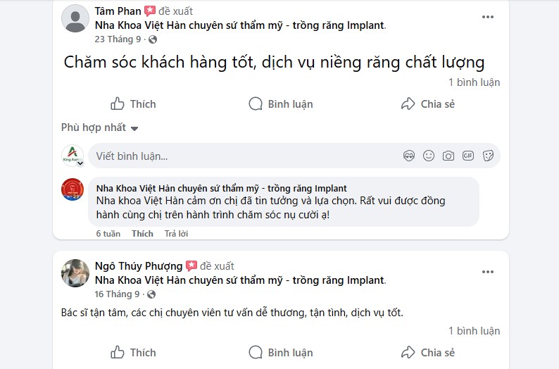 Đánh giá về Việt Hàn