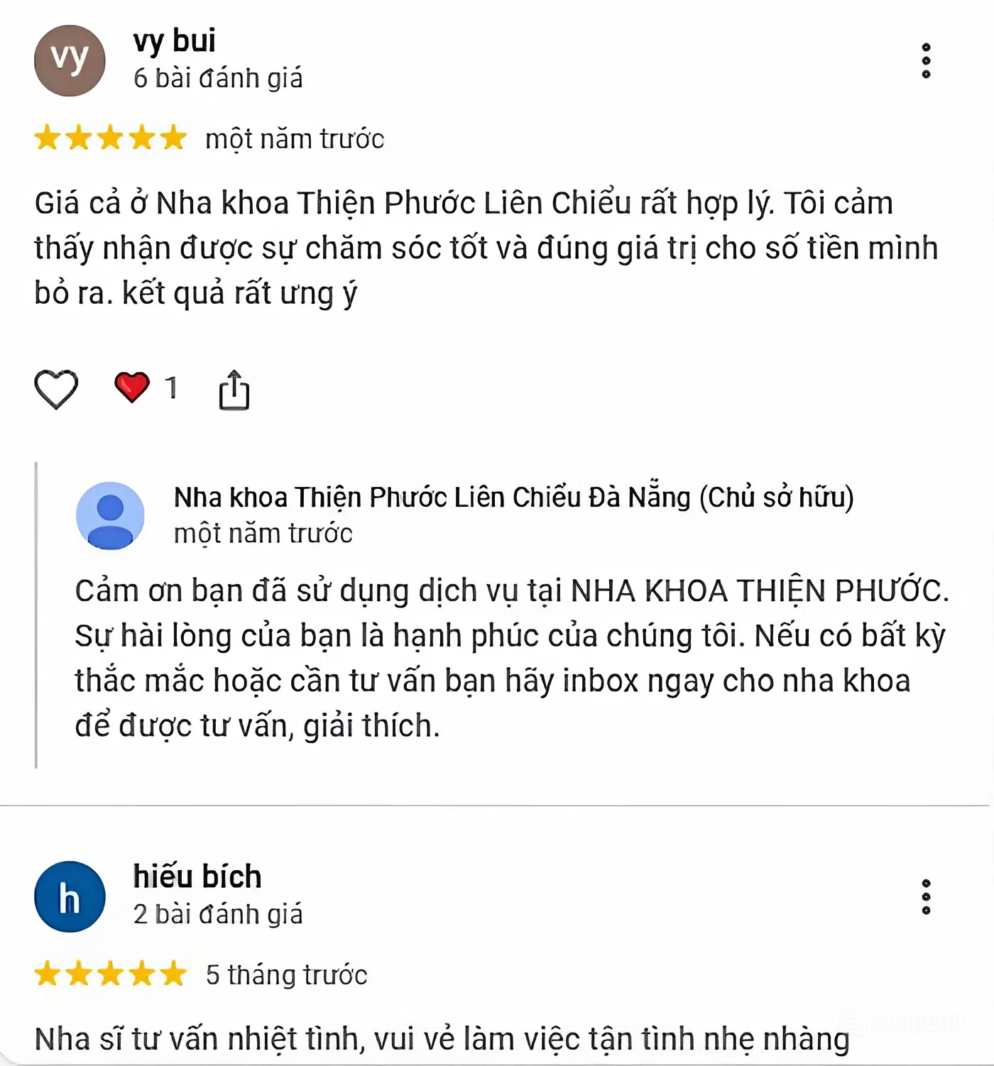 Đánh giá về Thiện Phước