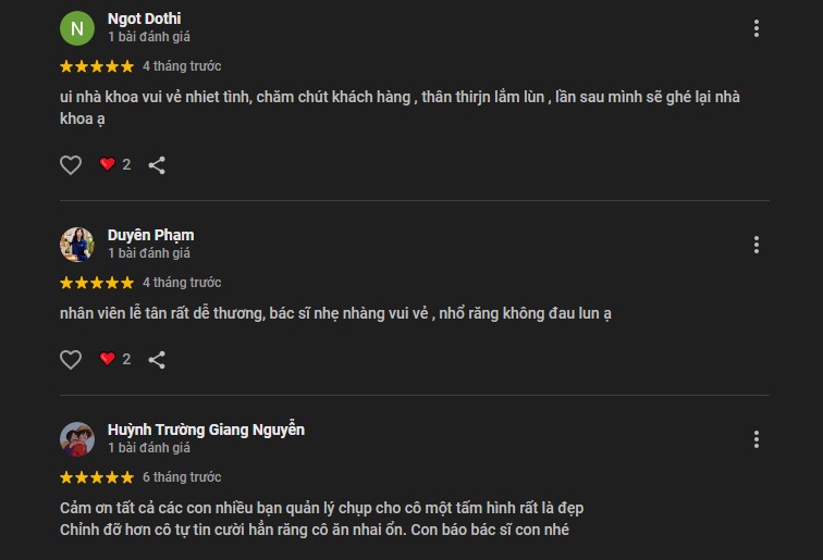 4 Nha khoa thành phố dĩ an được người dân đánh giá cao Đánh giá về T&T