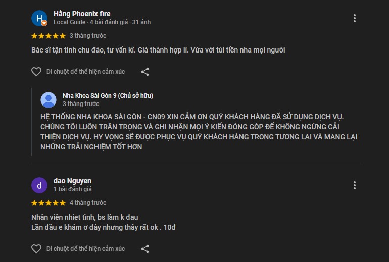 Đánh giá về Sài Gòn 9