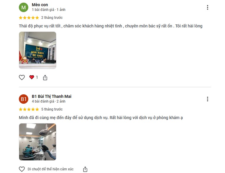 Gợi ý nha khoa Thành phố Uông Bí dịch vụ minh bạch có tâm Đánh giá về Úc Châu