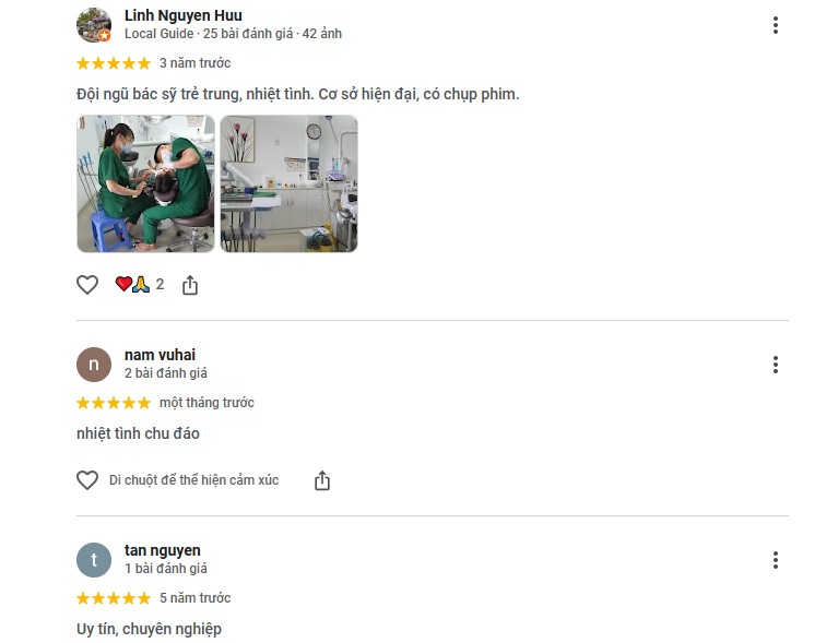 Gợi ý nha khoa Thành phố Uông Bí dịch vụ minh bạch có tâm Đánh giá về Green