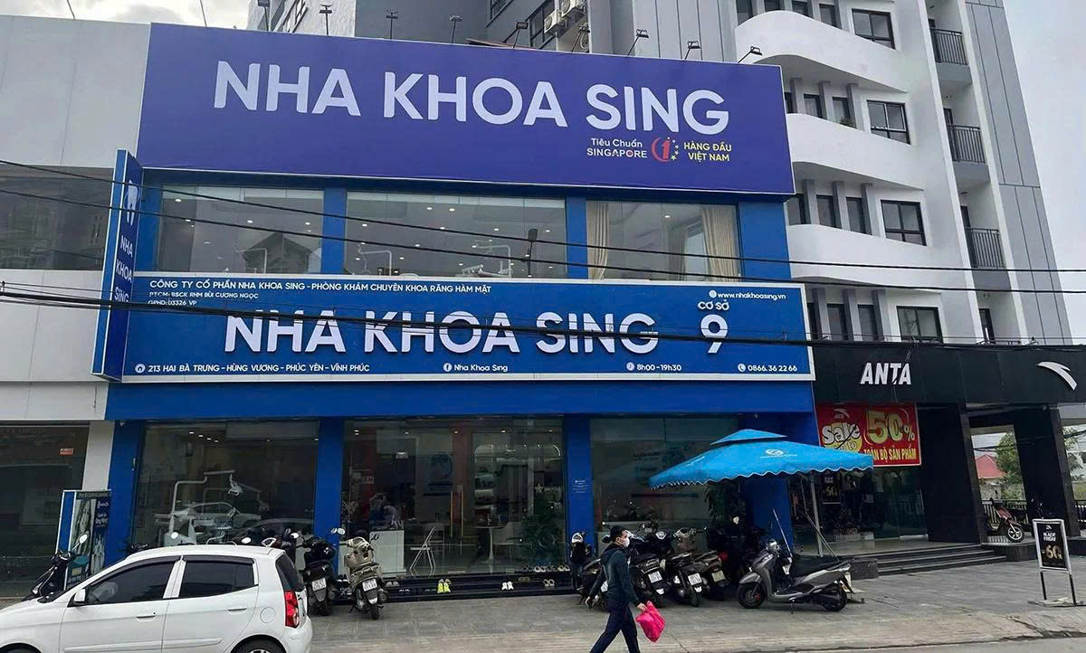Sing là một trong những địa chỉ thăm khám răng miệng uy tín ở Vĩnh Phúc