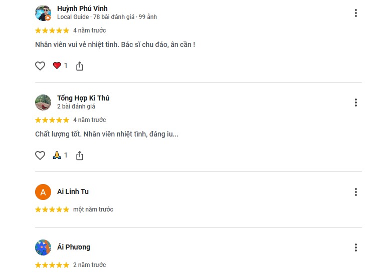 Review nha khoa ở Cái Răng nhiều lượt đánh giá từ người dùng Đánh giá về nha khoa Huyền Mỹ 4