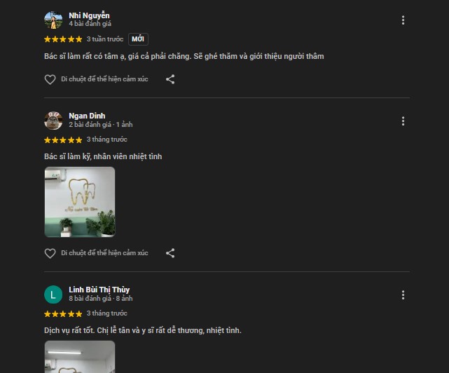 Gợi ý 5 nha khoa bọc răng sứ Gò Vấp không nên bỏ qua Đánh giá của khách hàng