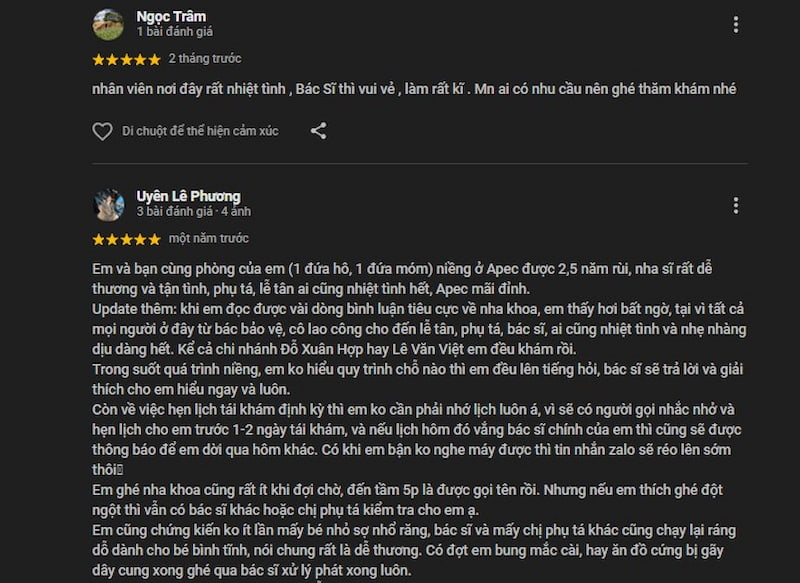 Top 8 nha khoa ở phường Thủ Đức uy tín, bác sĩ giỏi và dịch vụ tốt Đánh giá của khách hàng