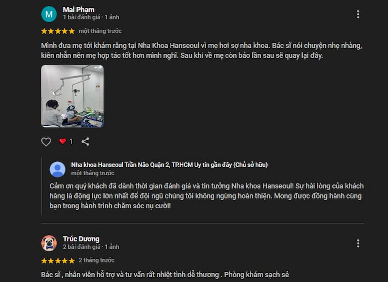 Top 8 nha khoa ở phường Thủ Đức uy tín, bác sĩ giỏi và dịch vụ tốt Đánh giá của khách hàng