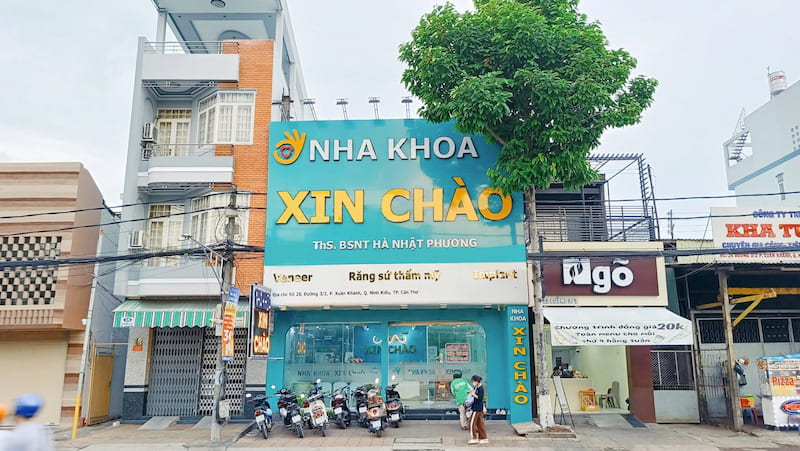 5 Địa chỉ trồng răng sứ Cần Thơ uy tín nhiều người dân tin tưởng Nha khoa Xin Chào nằm tại vị trí thuận tiện giao thông đi lại