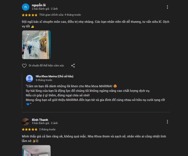 5 Nha khoa trồng răng sứ ở Vũng Tàu chất lượng đáng trải nghiệm Đánh giá của khách hàng