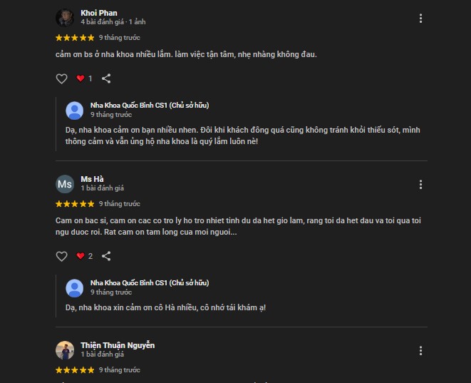 5 Nha khoa trồng răng sứ ở Vũng Tàu chất lượng đáng trải nghiệm Đánh giá của khách hàng