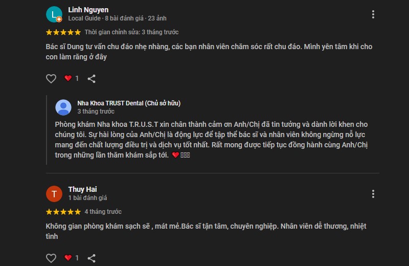 Nha khoa ở quận Tân Phú nào được khách hàng đánh giá cao? Đánh giá của khách hàng