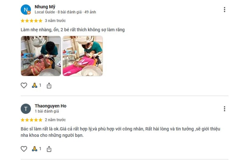 Review nha khoa Thành phố Bến Cát nhiều người dân tin tưởng Đánh giá của khách hàng