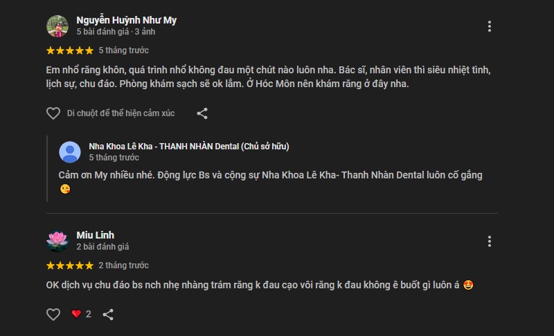 Điểm danh TOP 5 nha khoa Hóc Môn có nhiều phản hồi tích cực Đánh giá của khách hàng