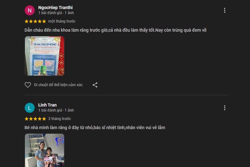 Điểm danh TOP 5 nha khoa Hóc Môn có nhiều phản hồi tích cực Đánh giá của khách hàng
