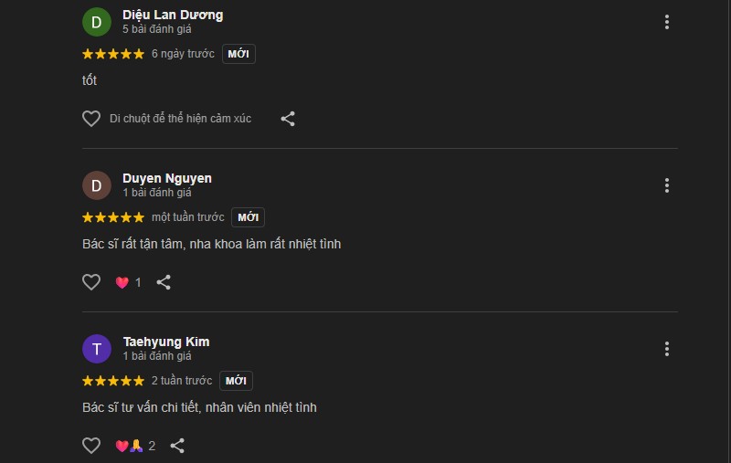 Điểm danh TOP 5 Nha khoa ở Nhà Bè uy tín, hiệu quả Đánh giá của khách hàng